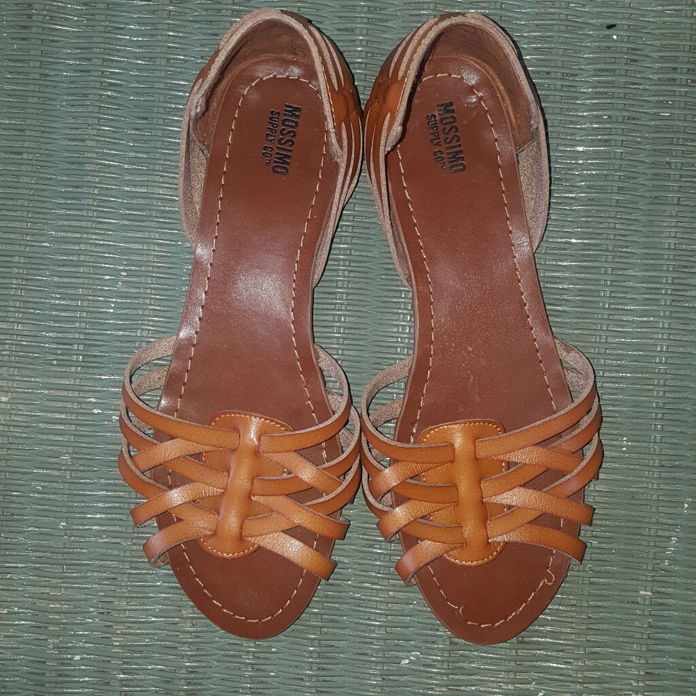 Leather Mossimo Supply Co. sandals